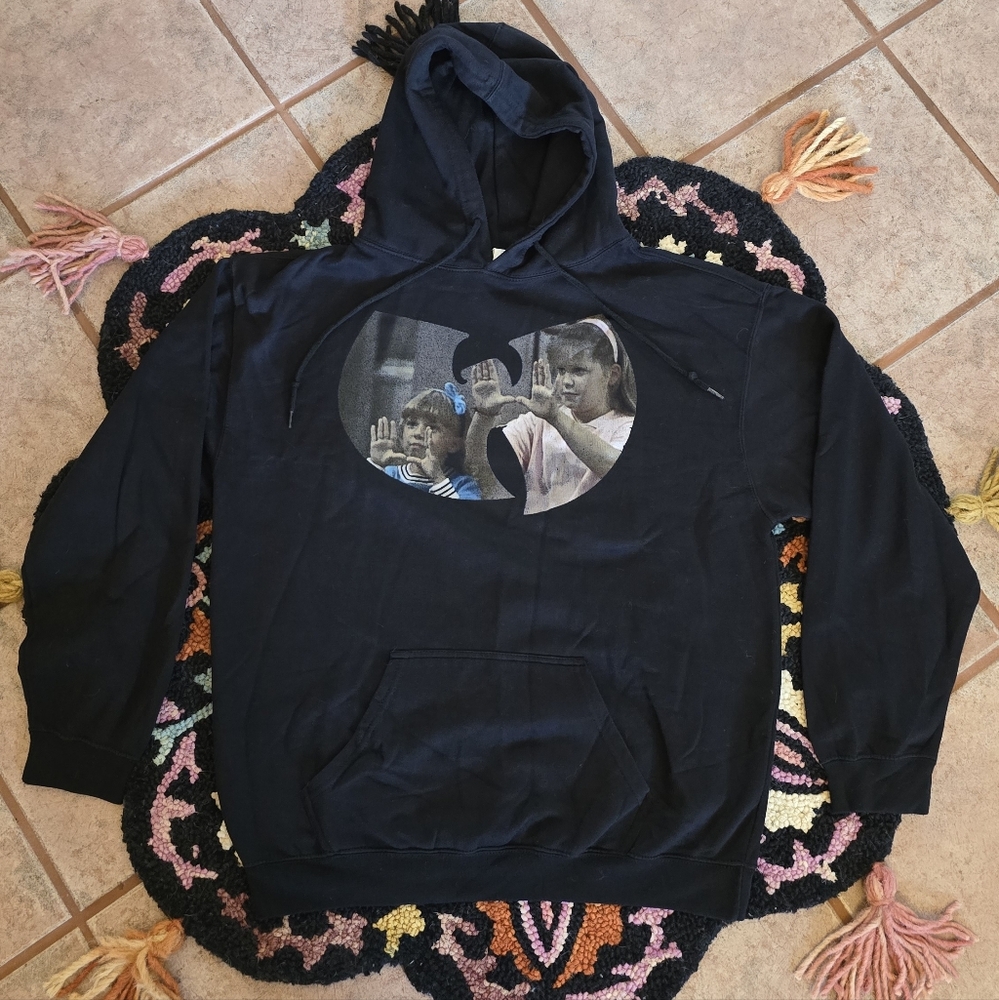 🔥🔥WU TANG FULL HOUSE Black Graphic Hoodie🔥🔥